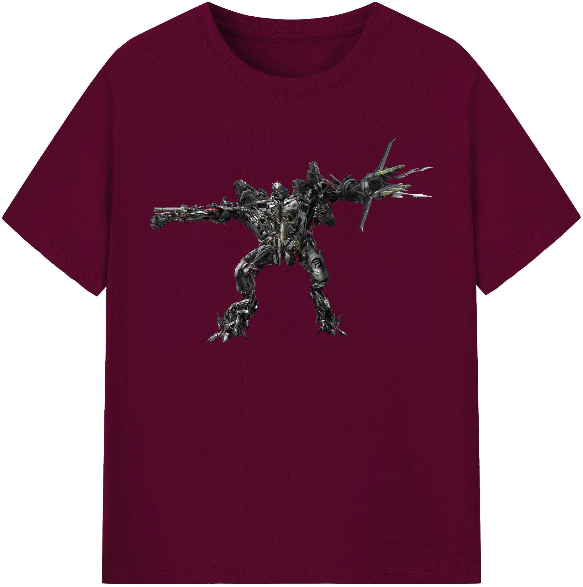 （画像用） Transformers トランスフォーマー レディースカジュアルプリントTシャツ（綿100％）